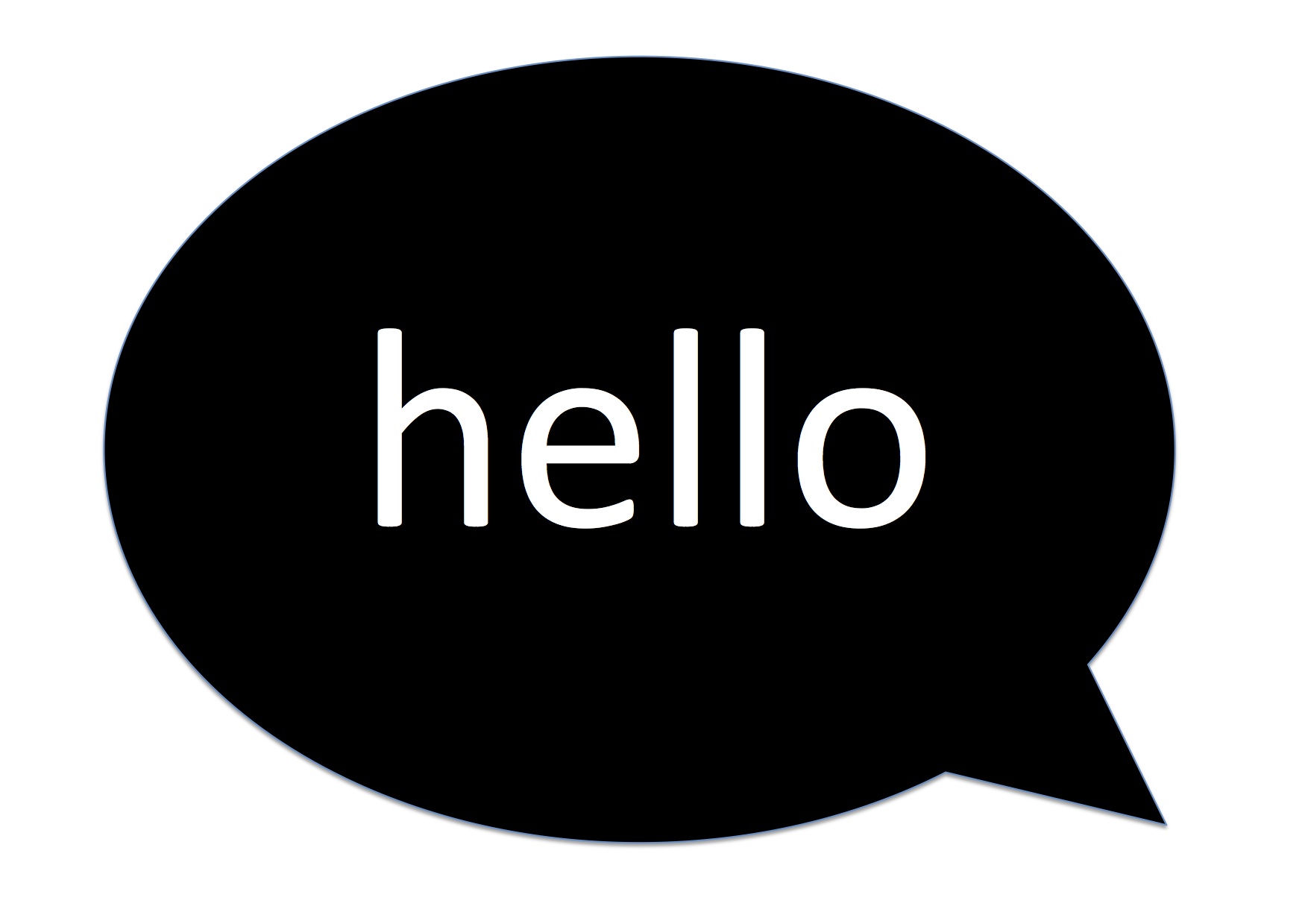 Hello icon